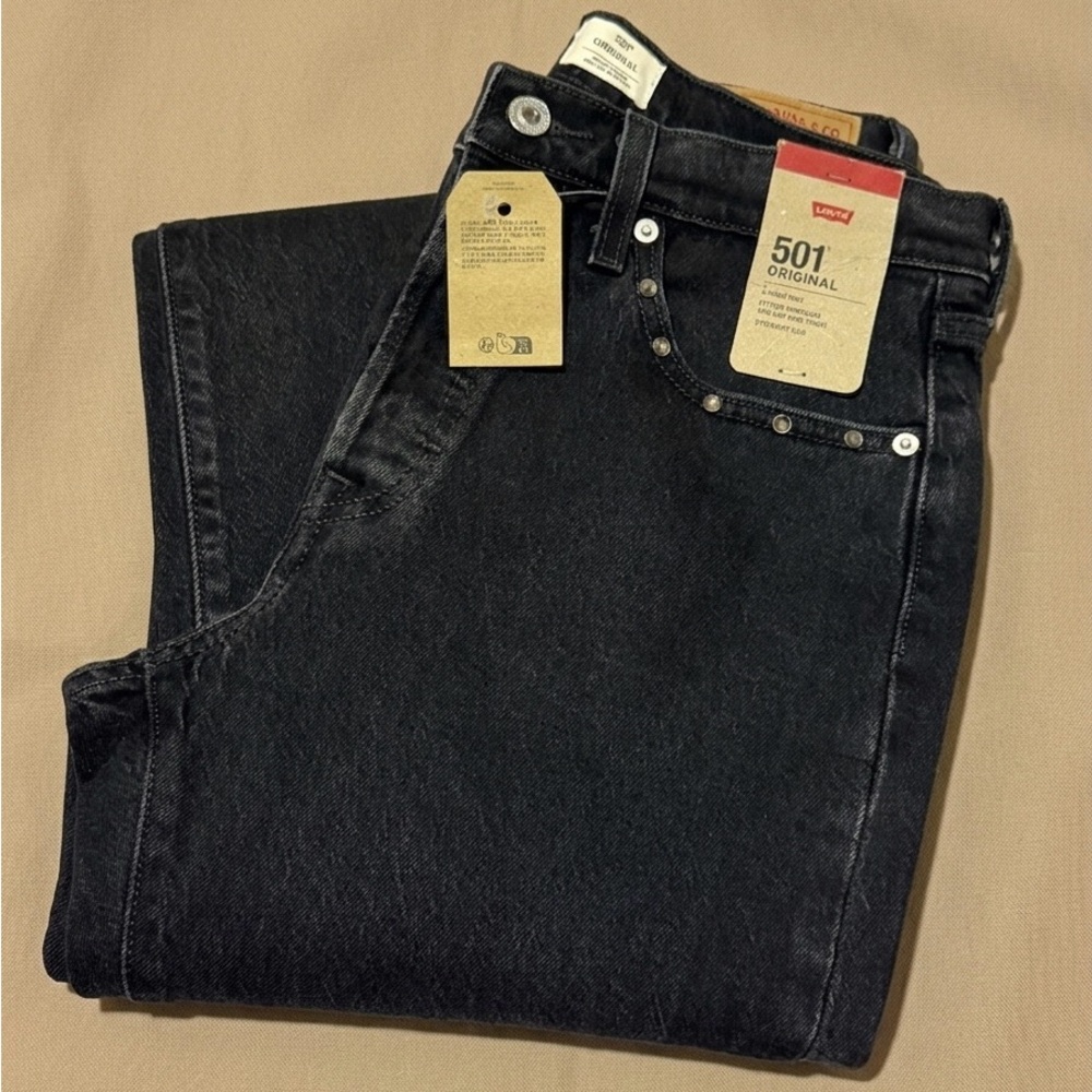 Levi's Women's 501 Straight Leg Jeans - Black